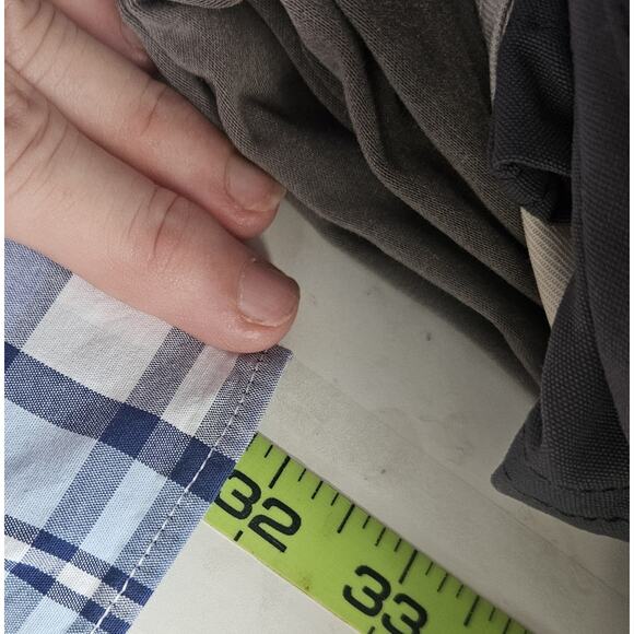 Nautica Mens XLarge Sea Voyage Plaid Classic Button Up Shirt Cotton Patriotic - Picture 11 of 11